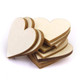 Natural Wooden Hearts Embellishment - (Pack of 100)